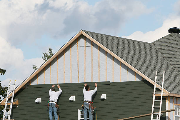 Professional Vinyl Siding technician working in Cherryville, NC